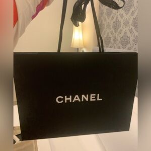 Authentic Limited Holidays edition Bkack fabric wrapping with Chanel bag , new!